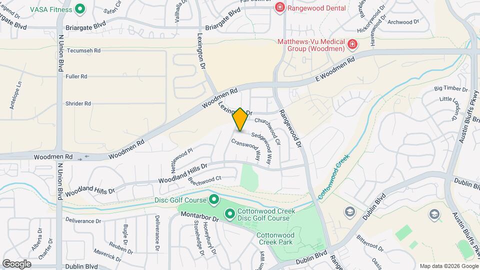 3525 Sedgewood Way Map and Location Details