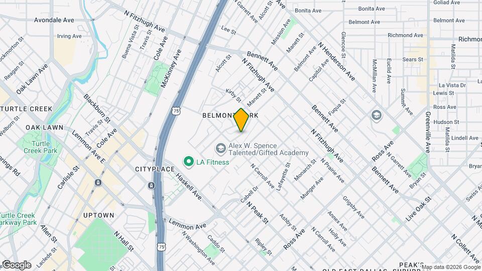 4525 Weldon St Map and Location Details