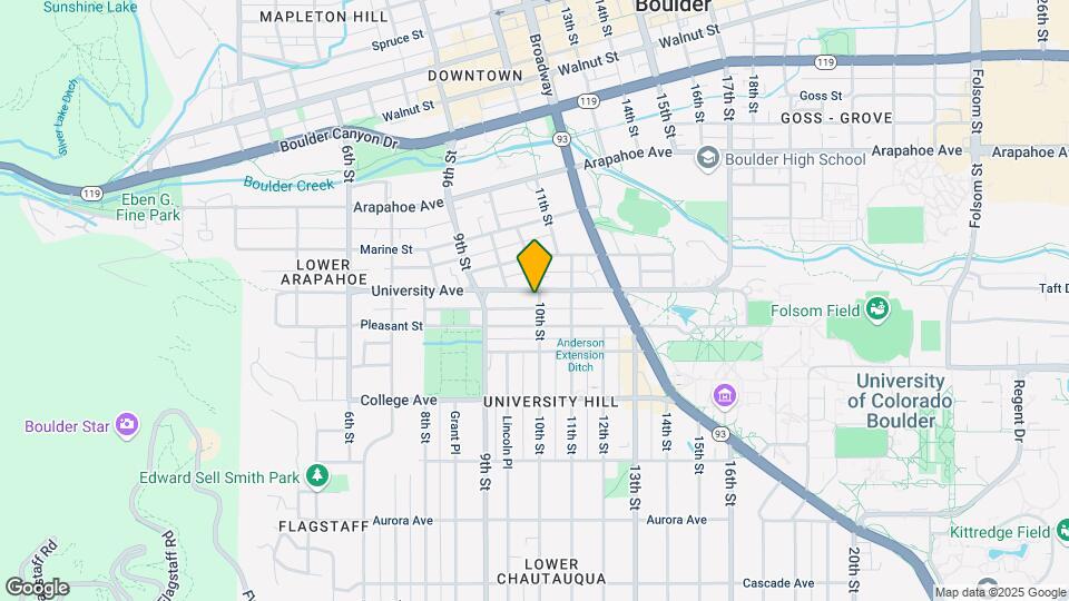 980 University Ave Map and Location Details