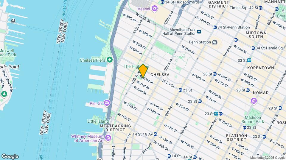 456 W 22nd St Map and Location Details