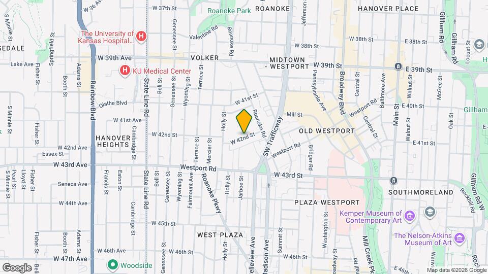 936 W 42nd St Map and Location Details