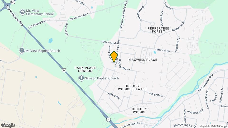 4436 Lavergne Couchville Pike Map and Location Details