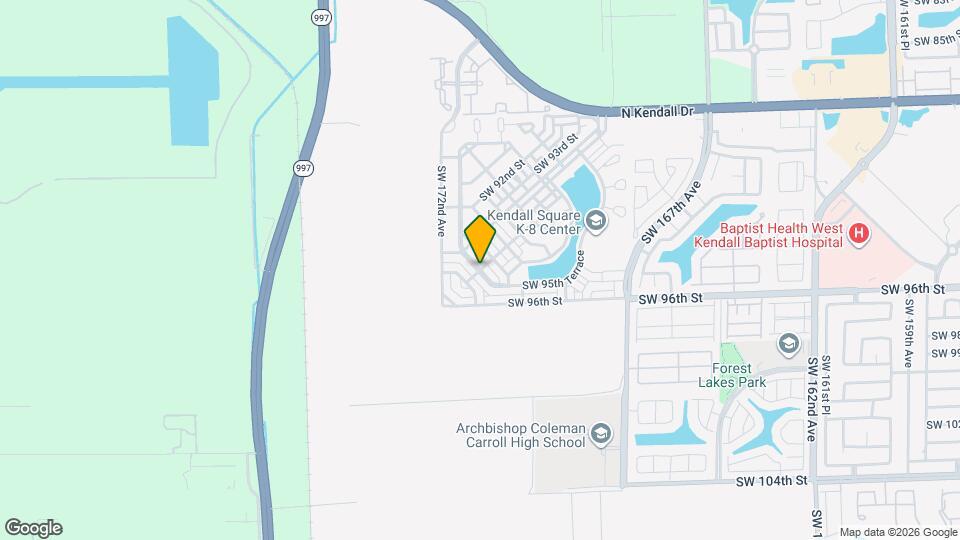 9362 SW 171st Ave, Unit 9362 SW 171st Ave Map and Location Details