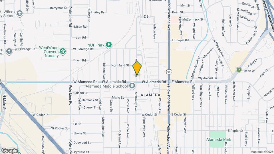 922 McKinley Ave Map and Location Details