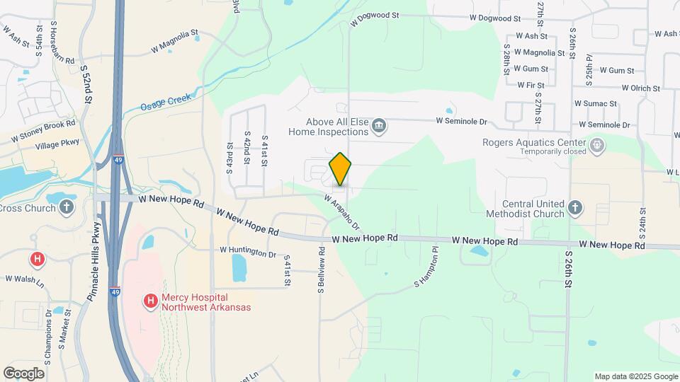 3704 W Cherokee Rd Map and Location Details