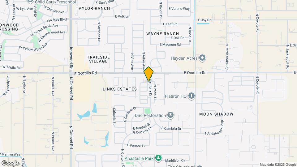 1196 E Altadonna St Mapa y Detalles de la Ubicación