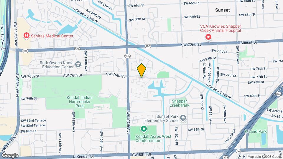 7655 SW 106th Ave Map and Location Details