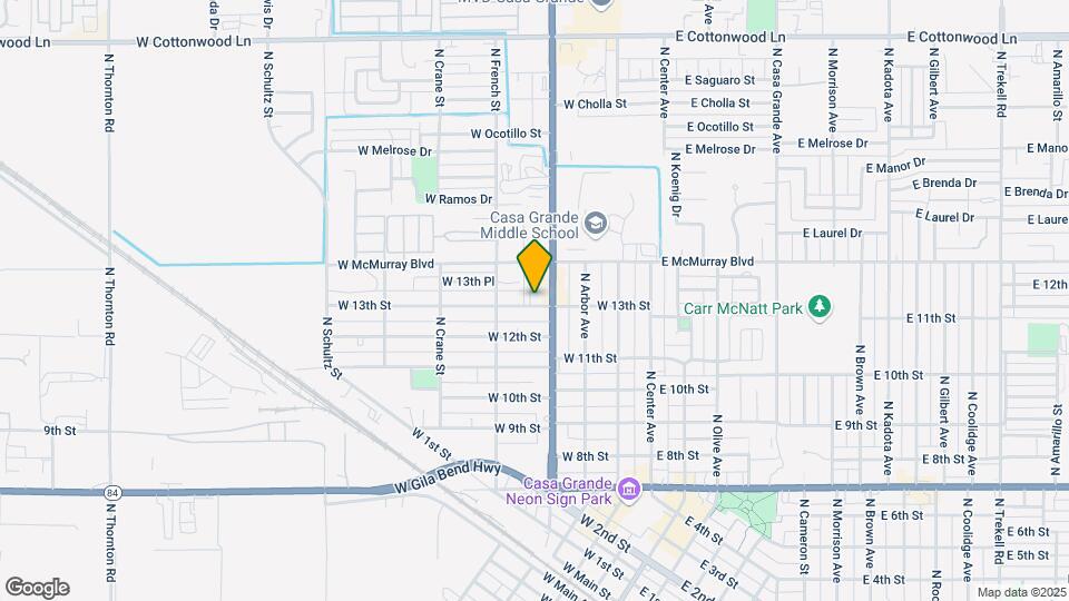 406 W 13th St Mapa y Detalles de la Ubicación