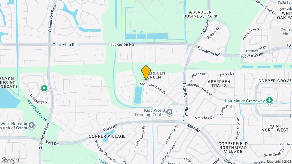 8903 Aberdeen Park Dr Map and Location Details