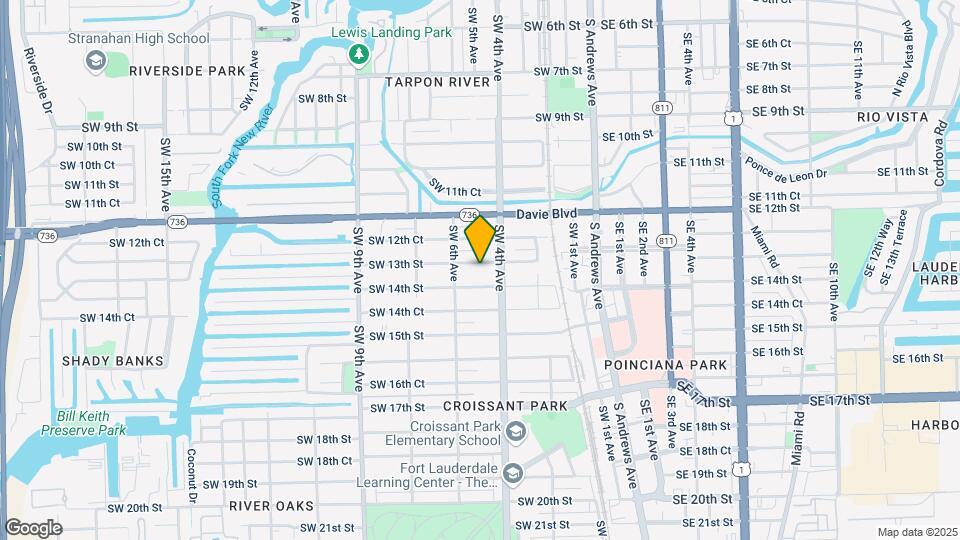 420 SW 13th St Map and Location Details