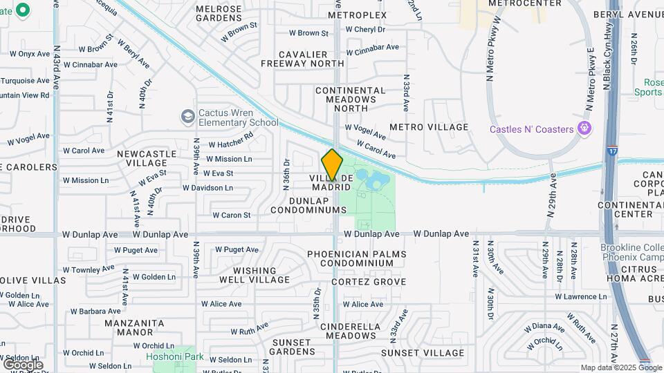 9222 N 35th Ave Map and Location Details