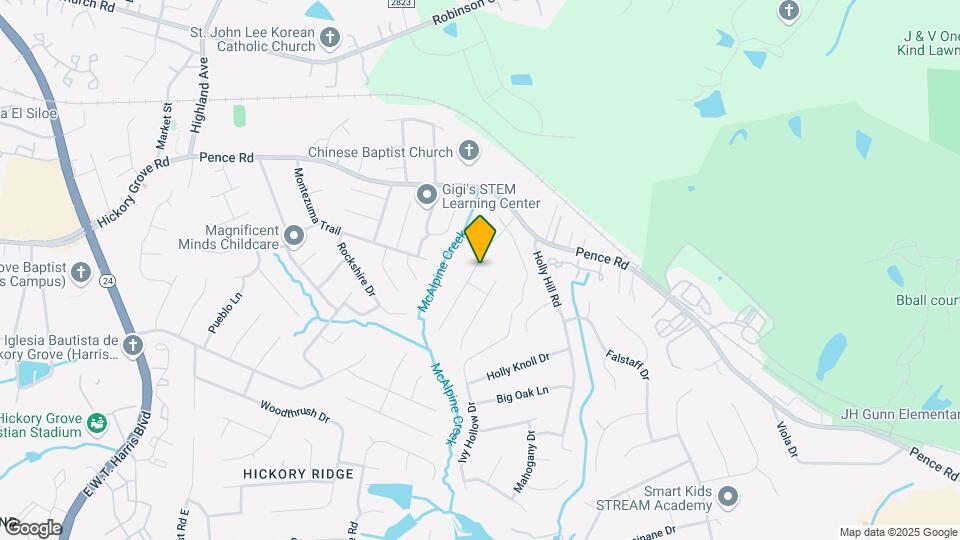 7625 Pence Pond Ln Map and Location Details