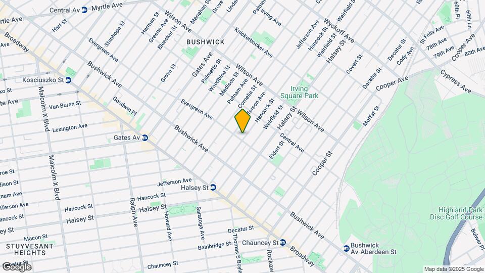 565 Evergreen Ave Map and Location Details