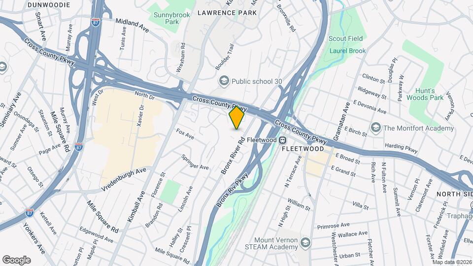 821 Bronx River Rd Map and Location Details