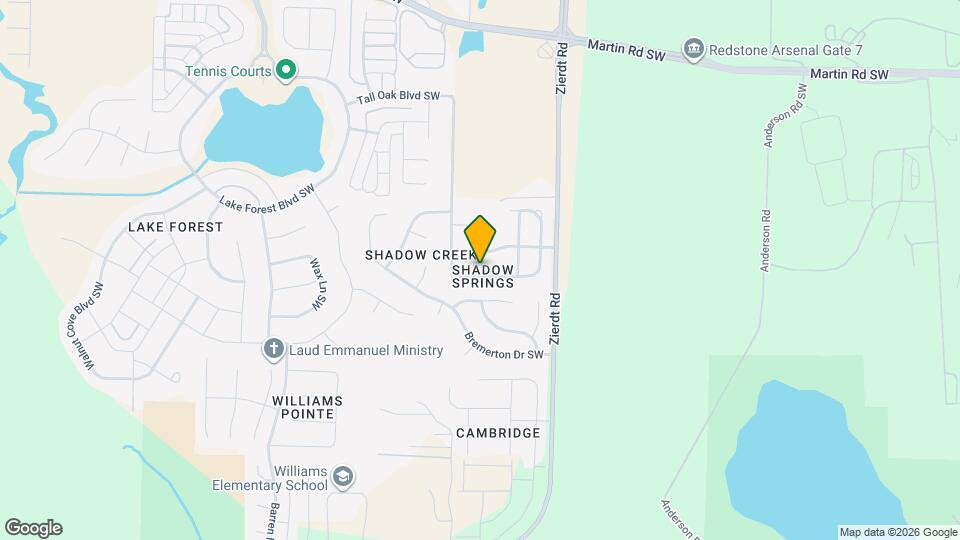 242 Shadow Ct SW Map and Location Details