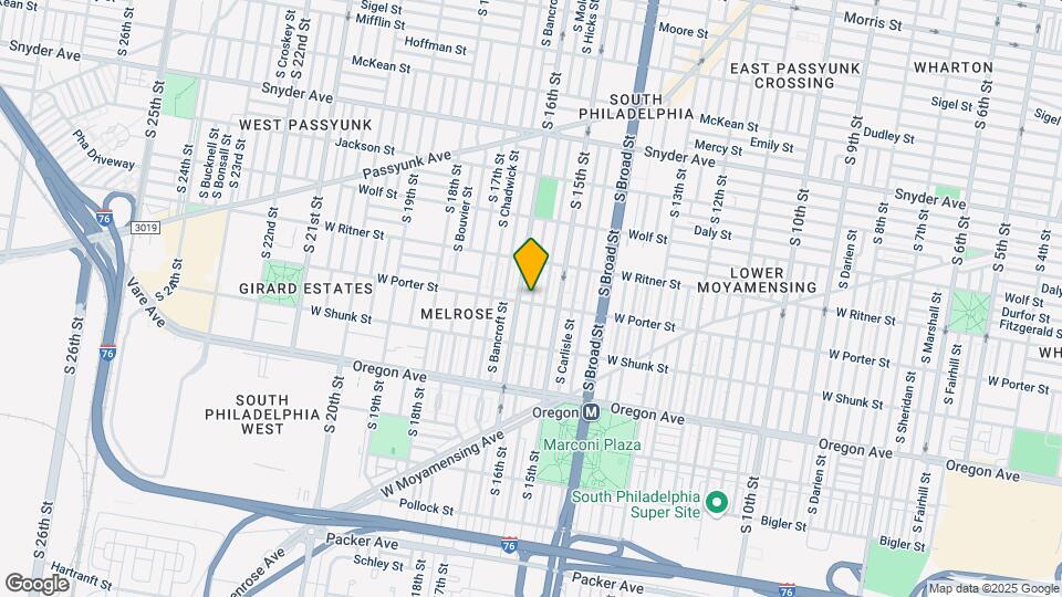 1529 W Porter St Map and Location Details