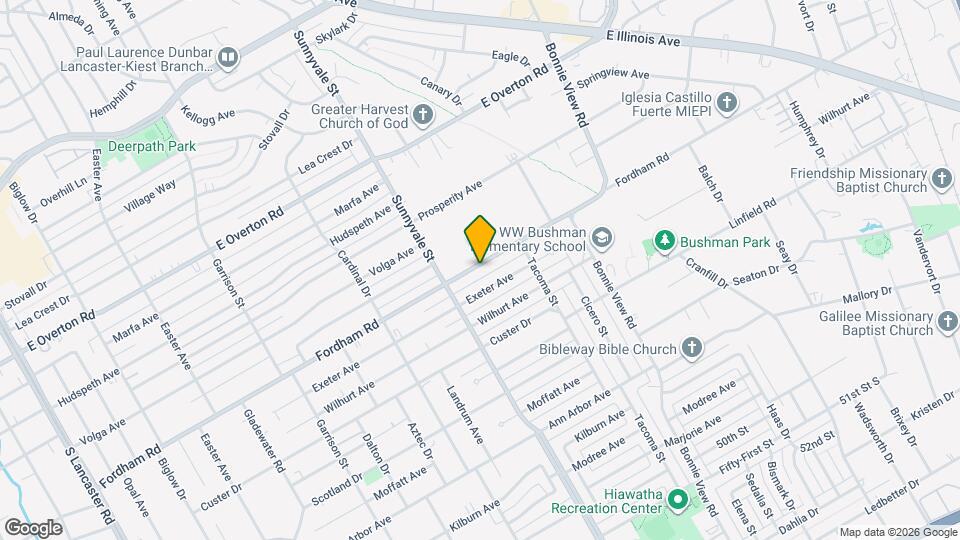 2734 Fordham Rd Map and Location Details