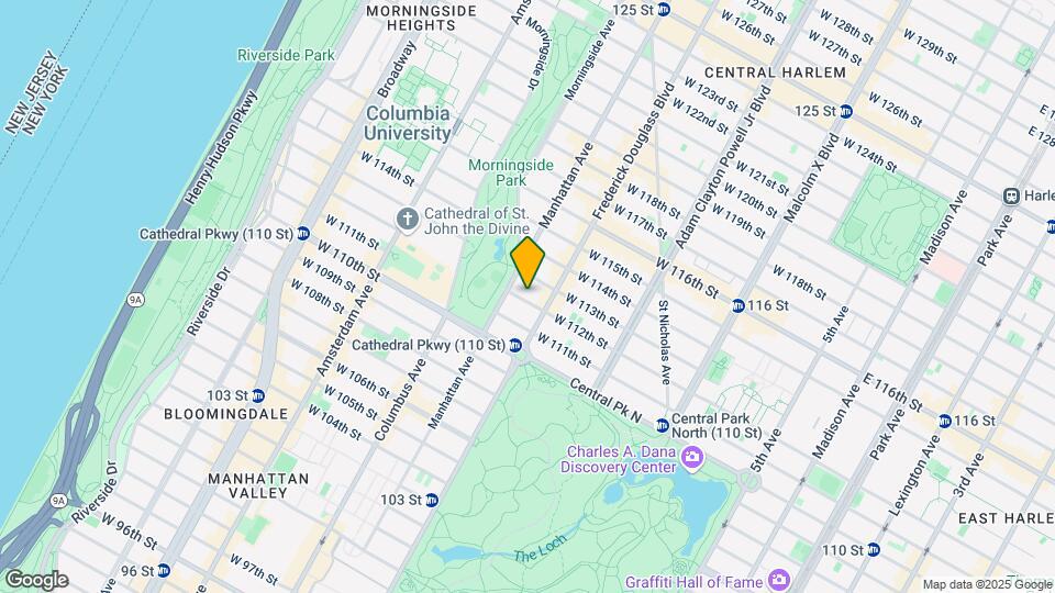 315 W 112th St Map and Location Details