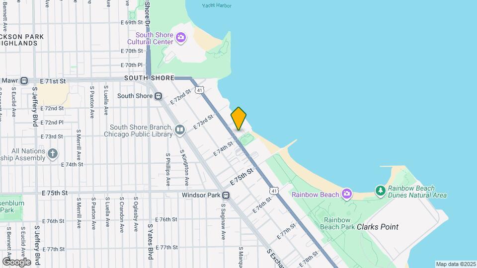 7363 S South Shore Dr, Unit 508 Mapa y Detalles de la Ubicación