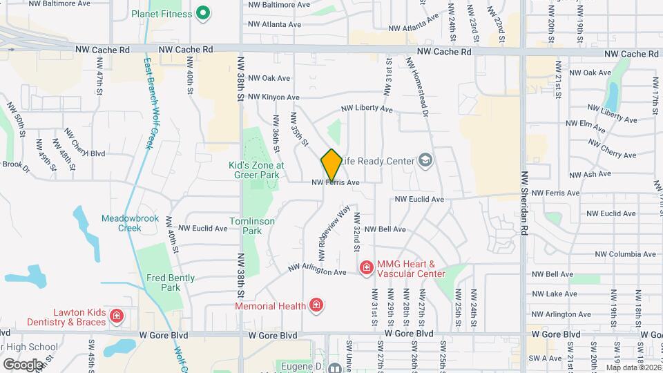 3134 NW Ferris Ave Map and Location Details