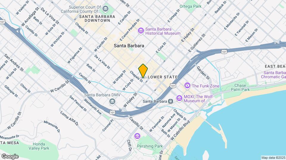 510 Chapala St Map and Location Details