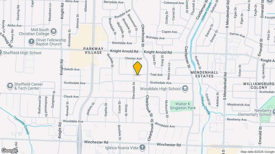 4933 Teal Ave Map and Location Details