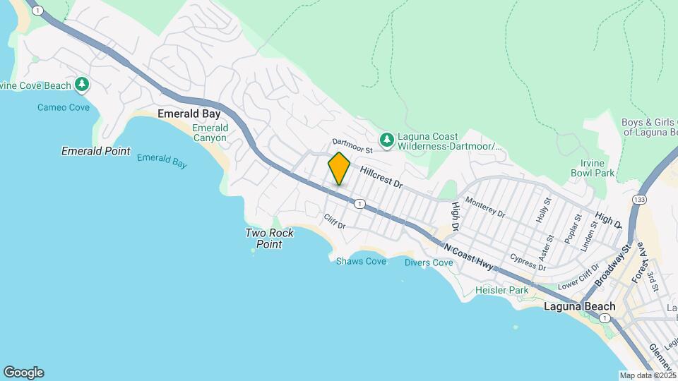 1290 N Coast Hwy, Unit B Map and Location Details