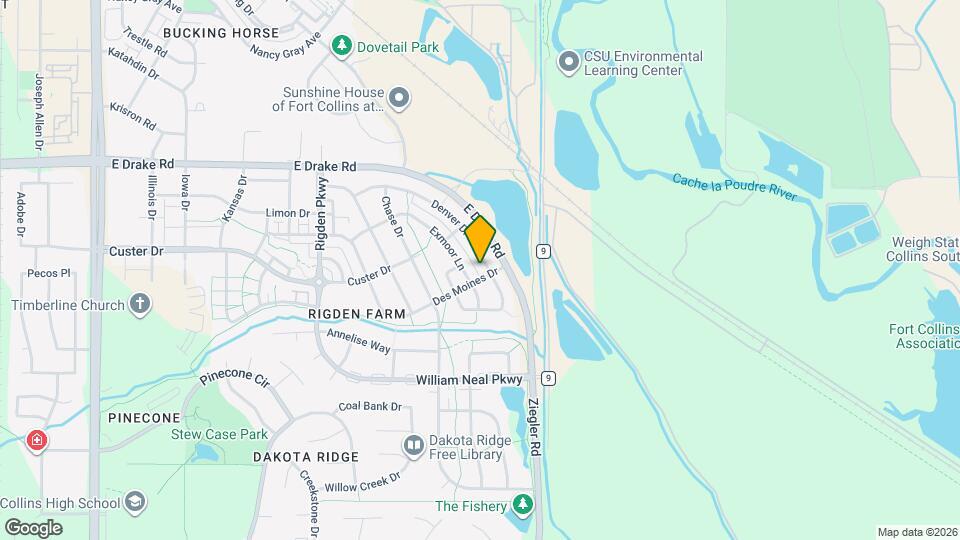 3015 Denver Dr Map and Location Details