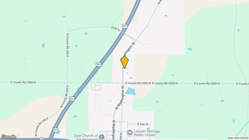 595 N Washington St Map and Location Details