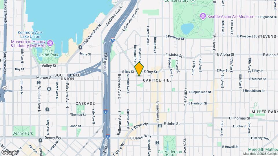 600 Belmont Ave E Mapa y Detalles de la Ubicación