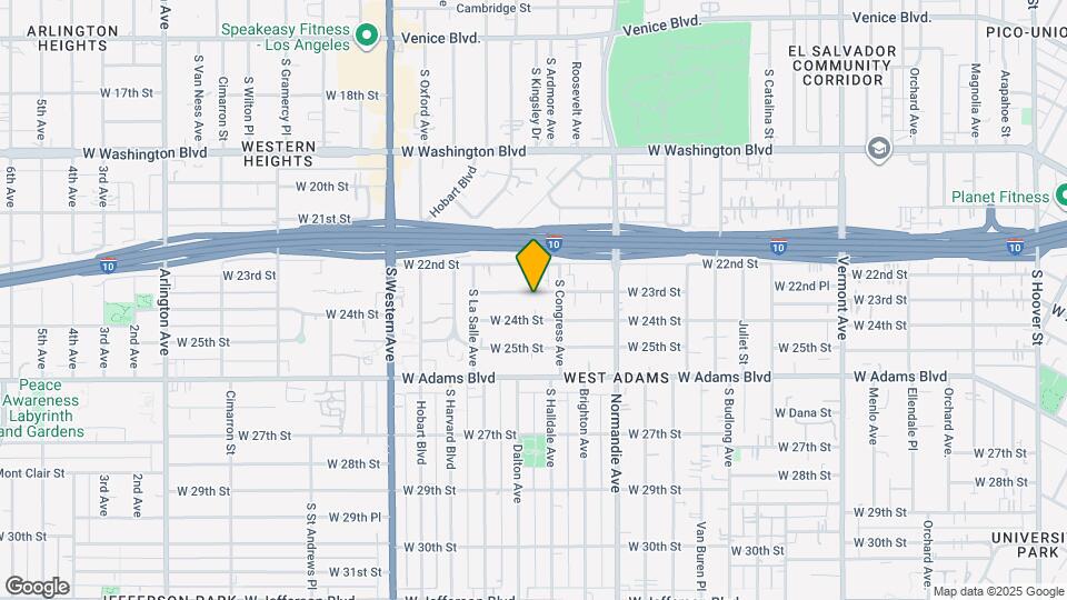 1906 W 23rd St, Unit 1906 w 23rd st Los Angele Mapa y Detalles de la Ubicación