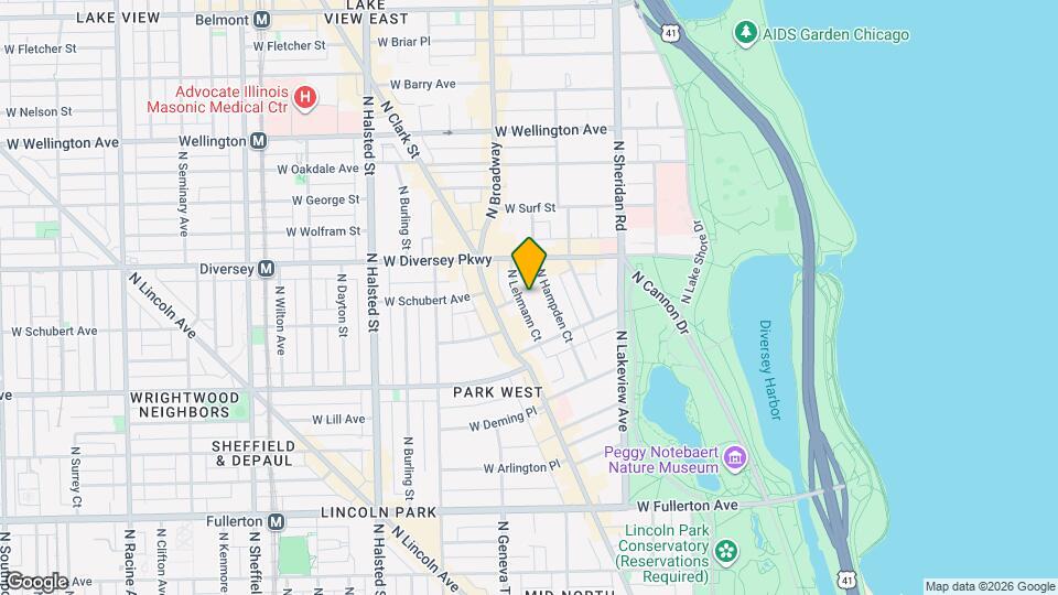 2746 N Hampden Ct Map and Location Details