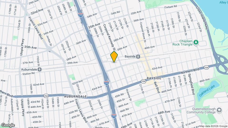 40-12 209th St Map and Location Details