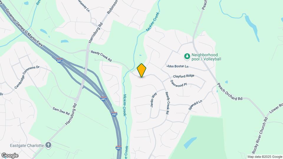 7407 Reedy Creek Rd Map and Location Details