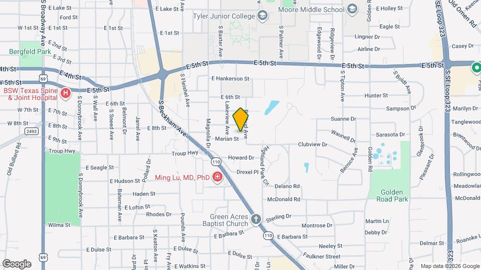 1422 Marian St Map and Location Details