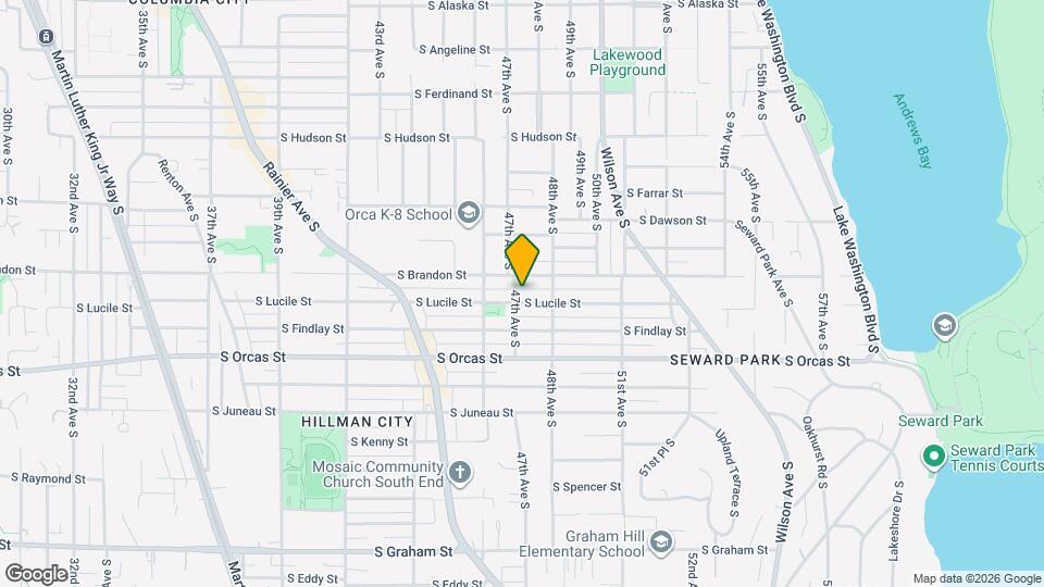 4702 S Lucile St, Unit Unit B Map and Location Details