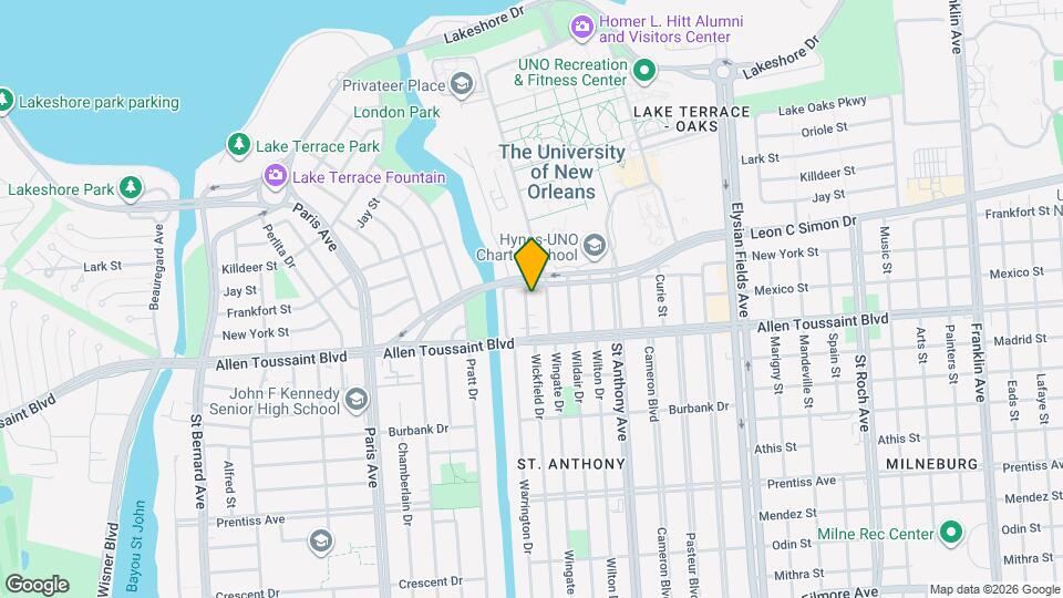 6237 Warrington Drive Map and Location Details