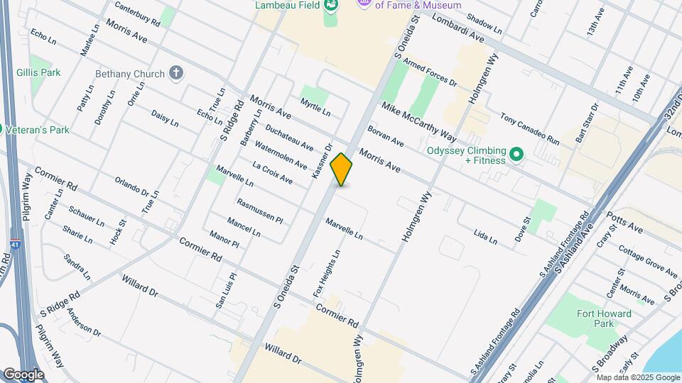 2131-2153 Oneida St Mapa y Detalles de la Ubicación