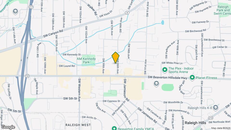 9646 Southwest Carmina Lane Map and Location Details