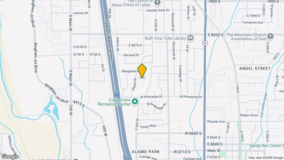 8282 S Harrison Cir Map and Location Details