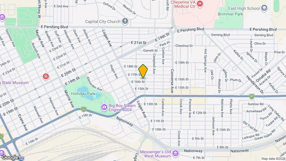 1922 E 16th St Map and Location Details