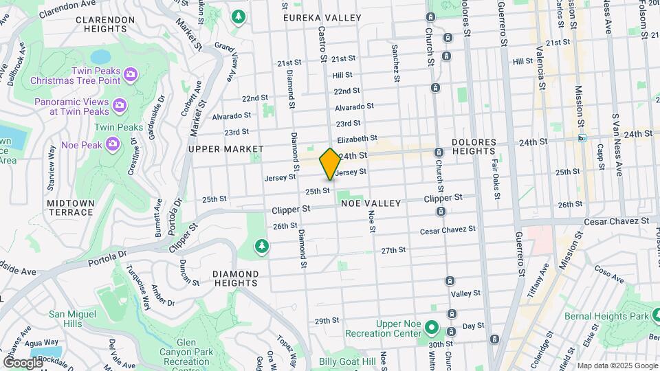 1450 Castro St Map and Location Details