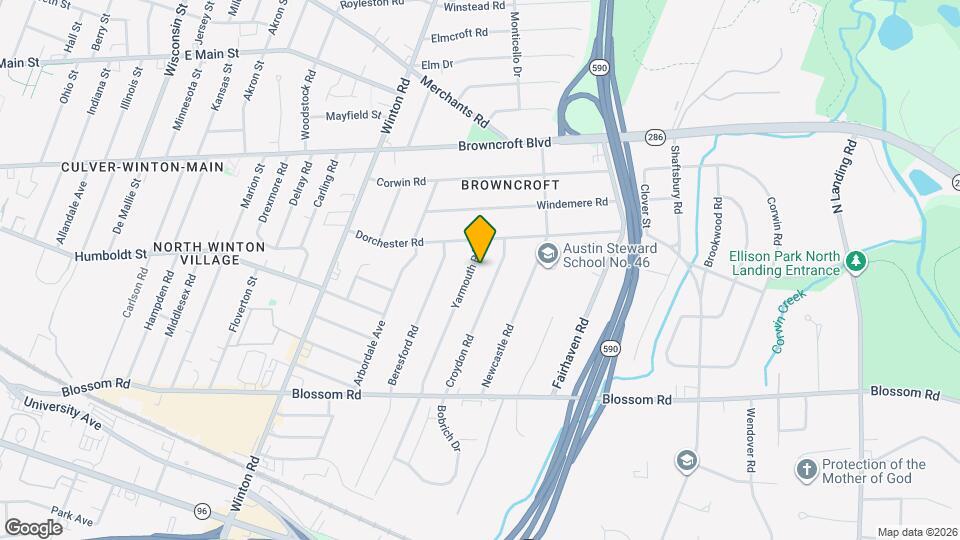 416 Yarmouth Rd Mapa y Detalles de la Ubicación