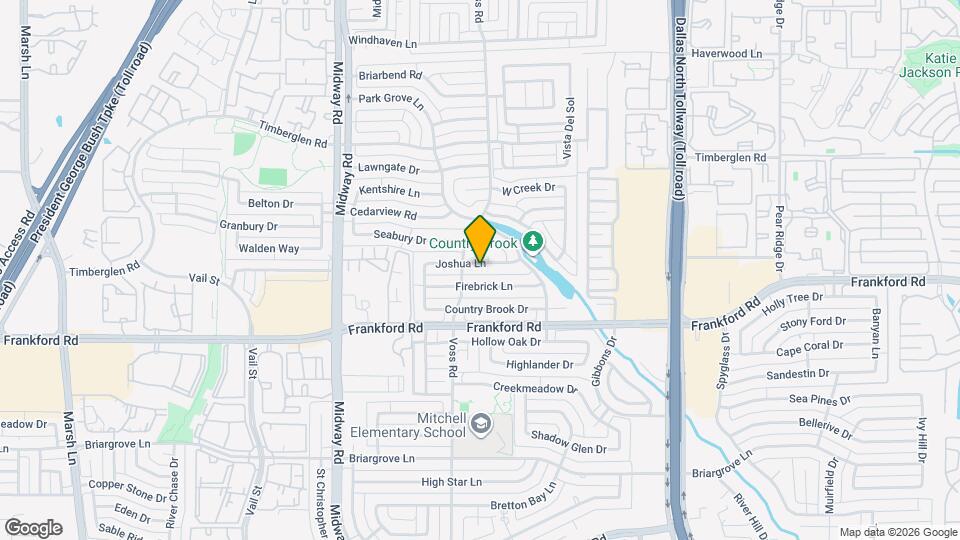 4212 Joshua Ln Mapa y Detalles de la Ubicación