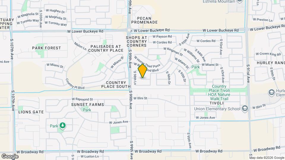 9819 West Riverside Avenue Map and Location Details