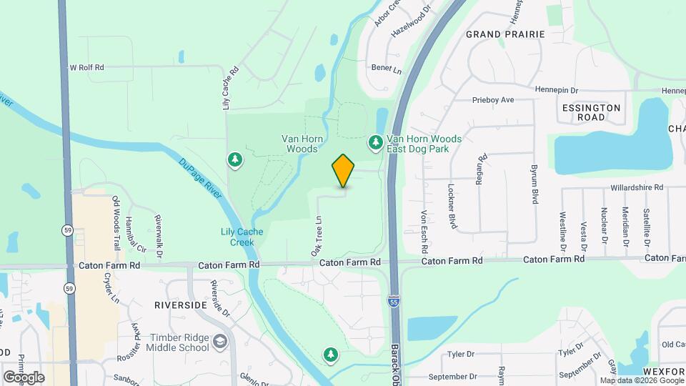 4135 Oak Tree Ln Map and Location Details