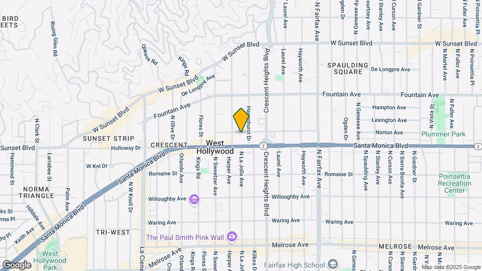 8214 Norton Ave Mapa y Detalles de la Ubicación