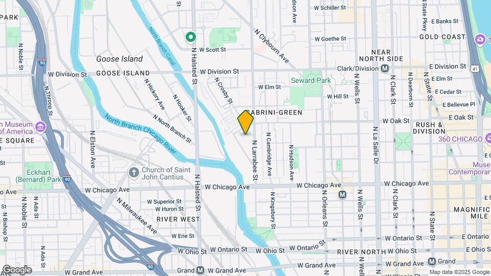 925 N Howe St Map and Location Details