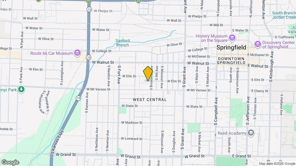 1011 W Elm Arcade Map and Location Details