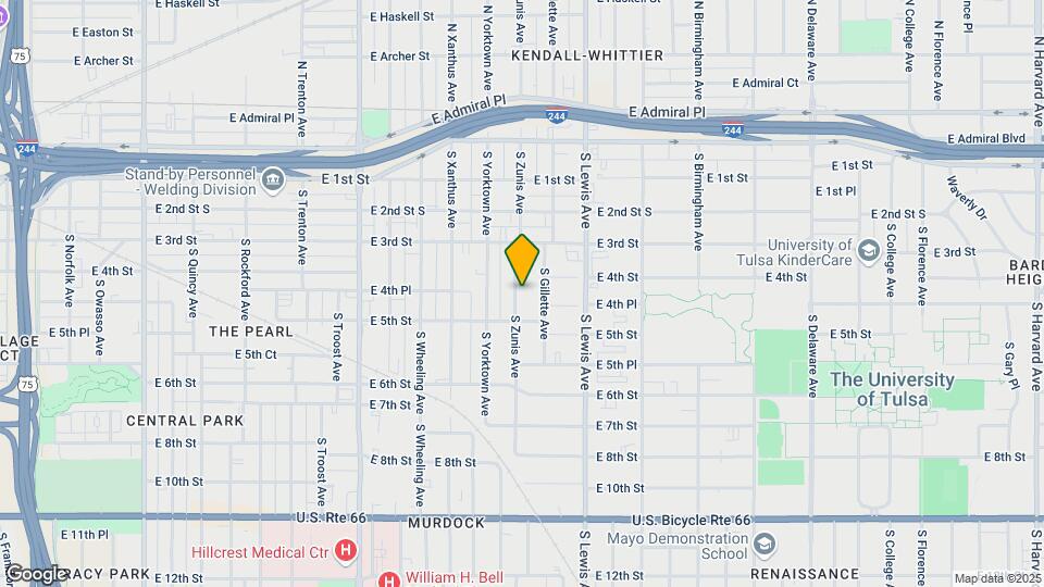 345 S Zunis Ave Map and Location Details